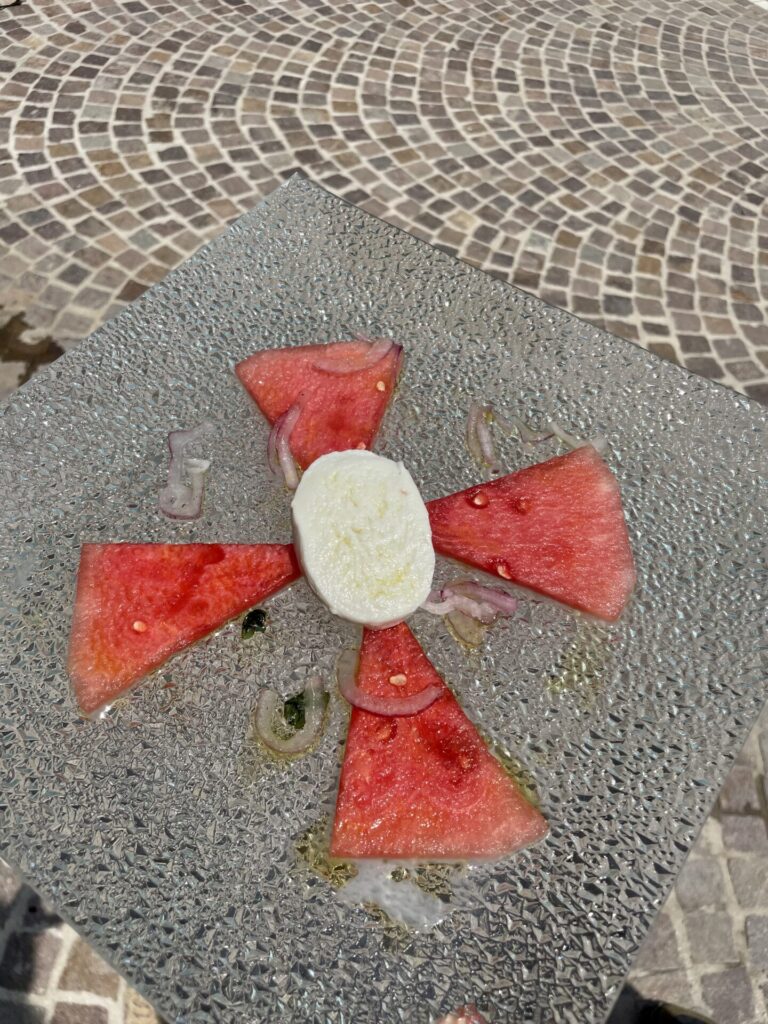 caprese di cocomero dolce passione