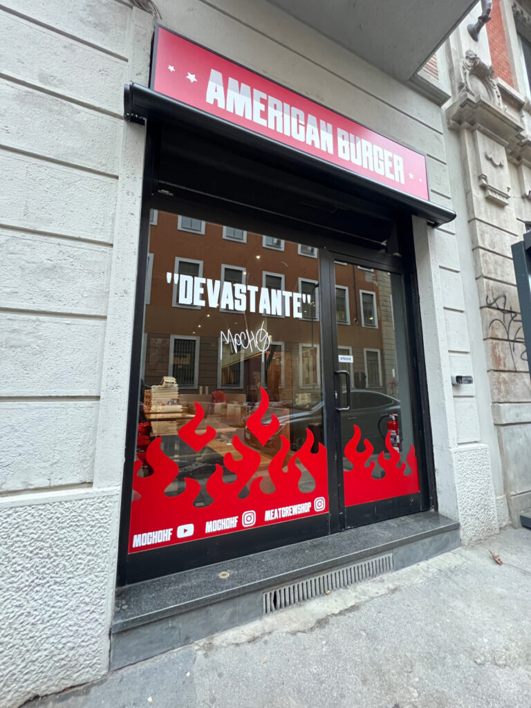 american burger milano