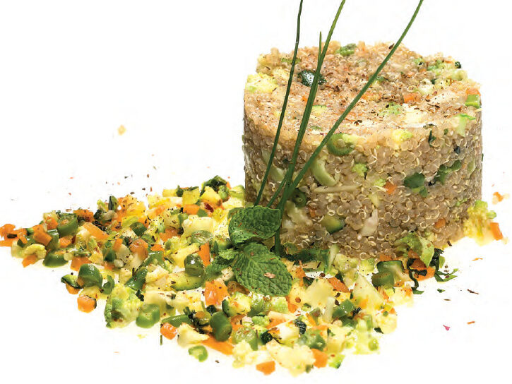 quinoa piccante con verdure