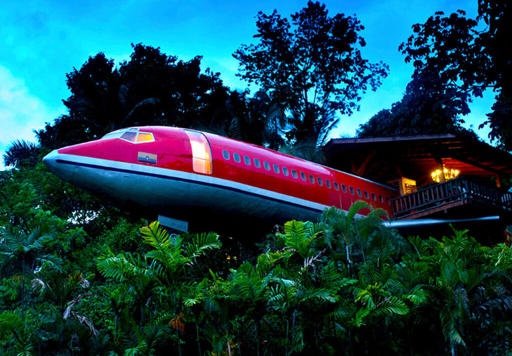 dormire in un Boeing 727 in Costa Rica