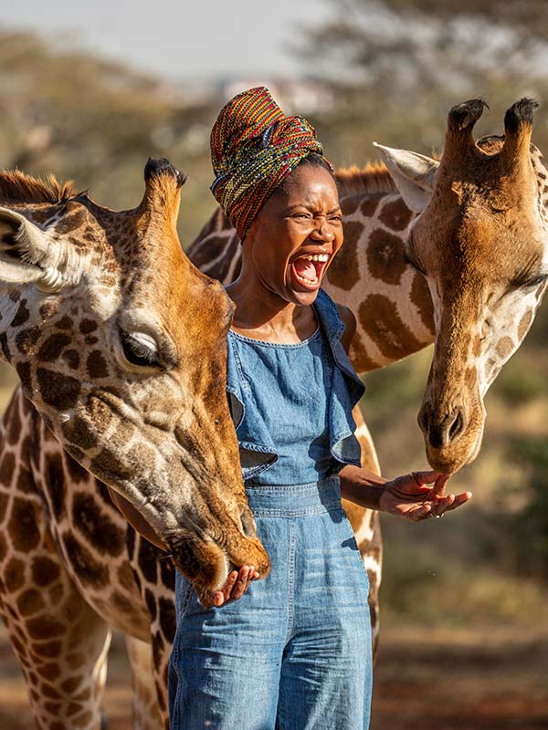hotel con le giraffe kenya