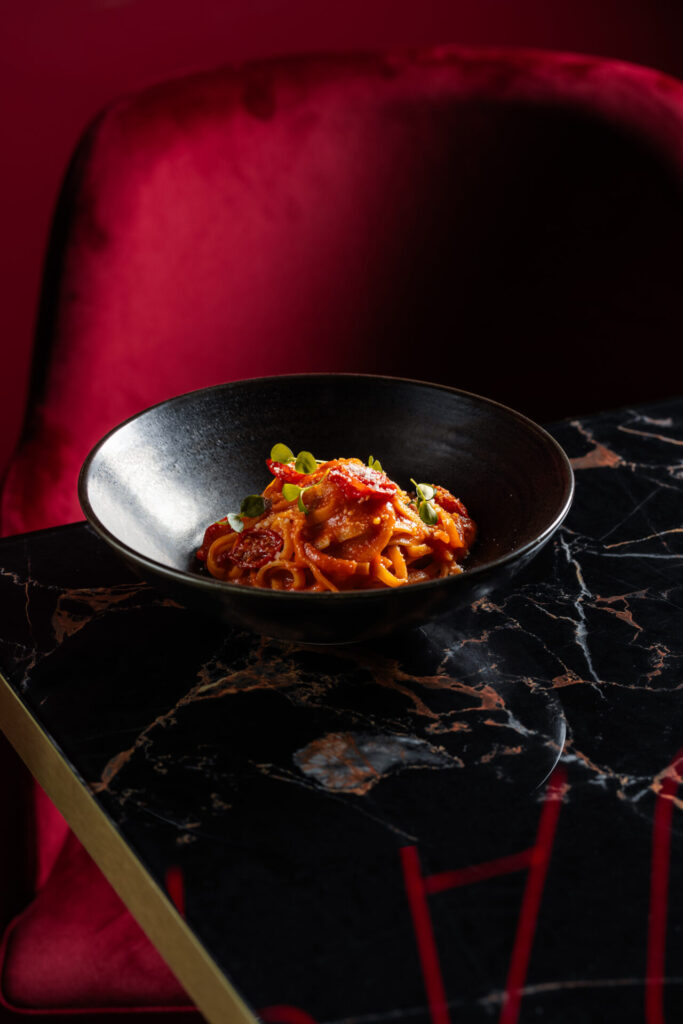 carpaccio beef restaurant pasta