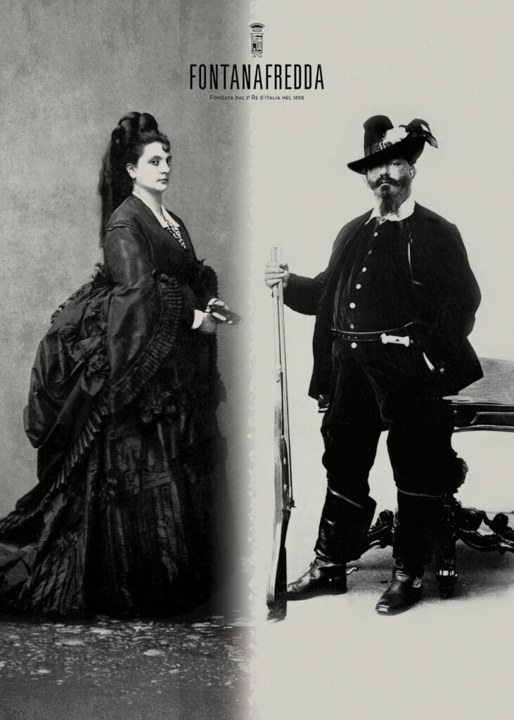 Re Vittorio Emanuele II e Rosa Vercellana