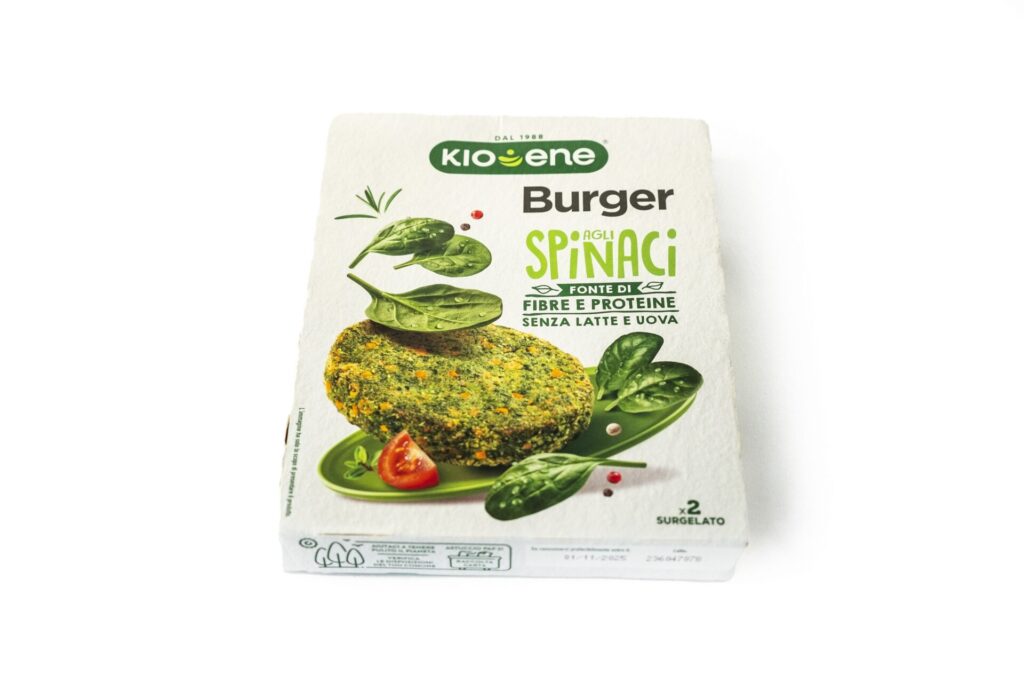 Miniburger L’Originale vegetale agli spinaci di Kioene
