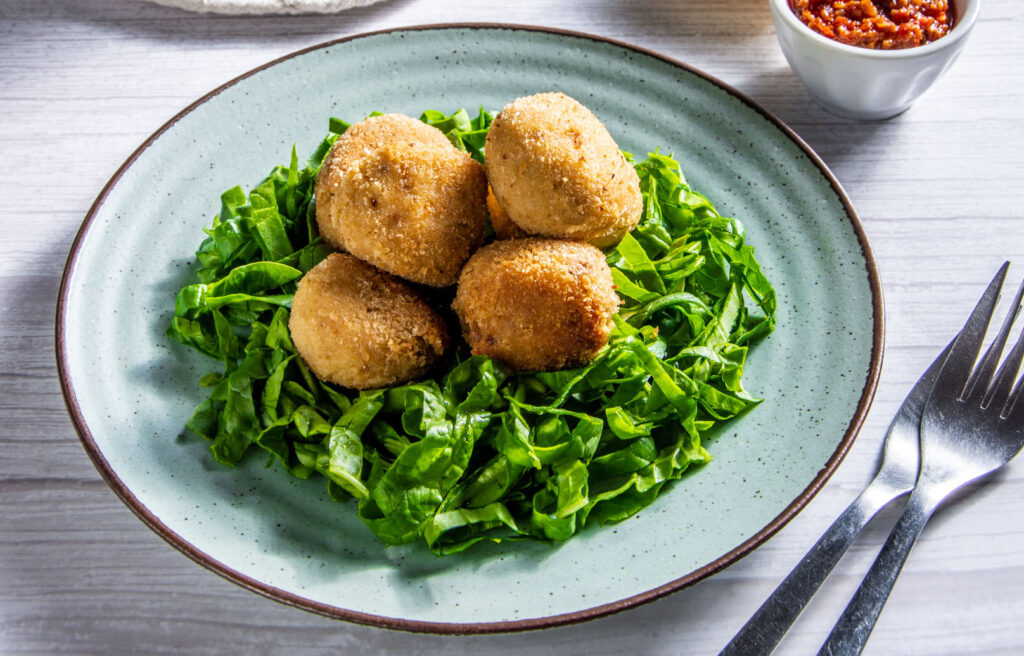 polpette di ceci e tonno