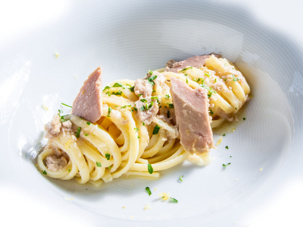 pasta tonno e limone