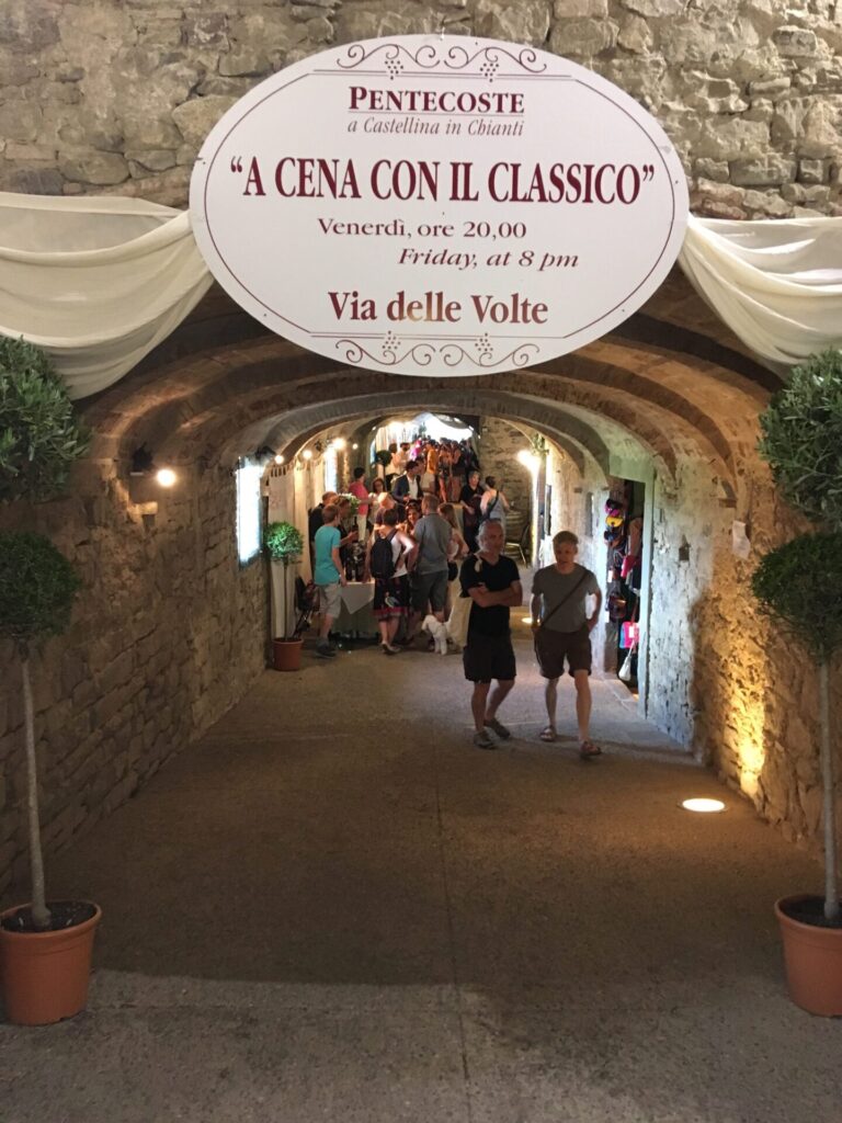a cena con il classico