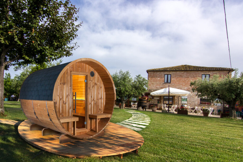 sauna da esterno kinedo
