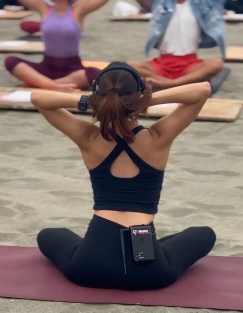 yoga con vista colosseo