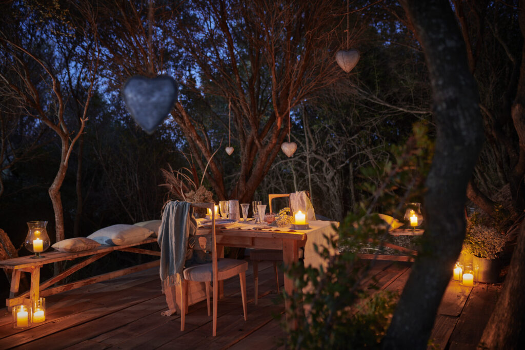 Sardegna, Cascioni Eco Retreat, cena romantica, orto botanico